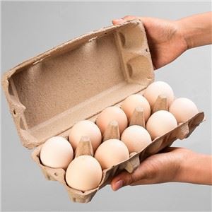 Printed Natural Pulp Egg Carton